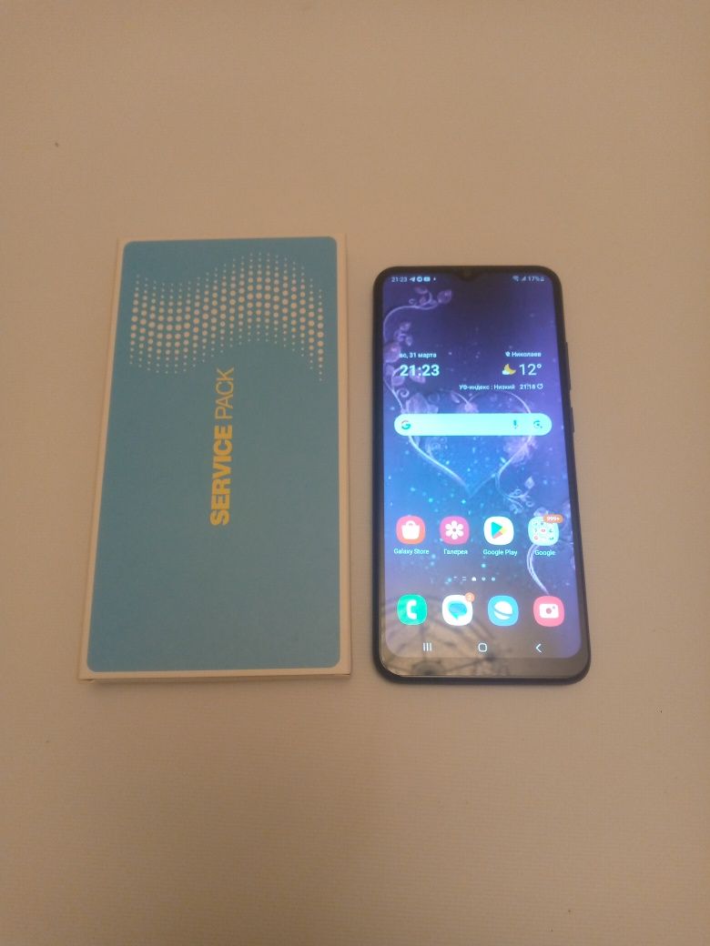 Дисплей с рамкой для Samsung A03 и рамка