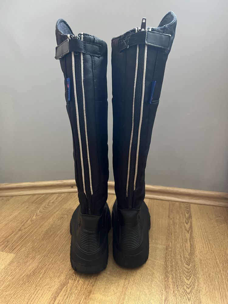 Buty termobuty jeździeckie wysokie horze