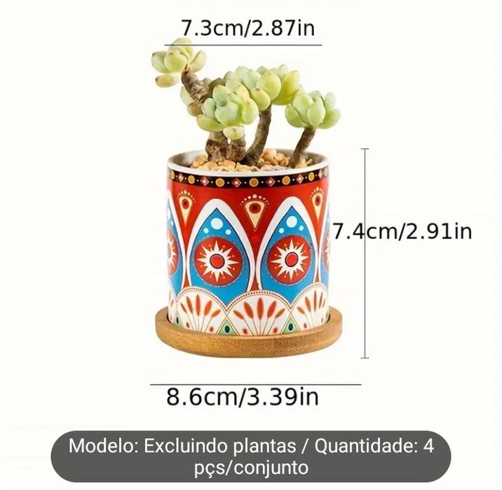 Vasinhos para suculentas