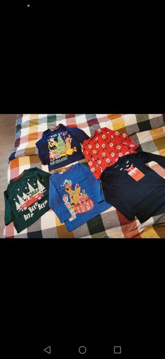 Koszulki longsleeve święta świąteczne 104 dla chłopca