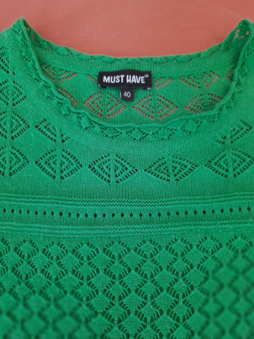 В'язане плаття фірми Must have зеленого кольору