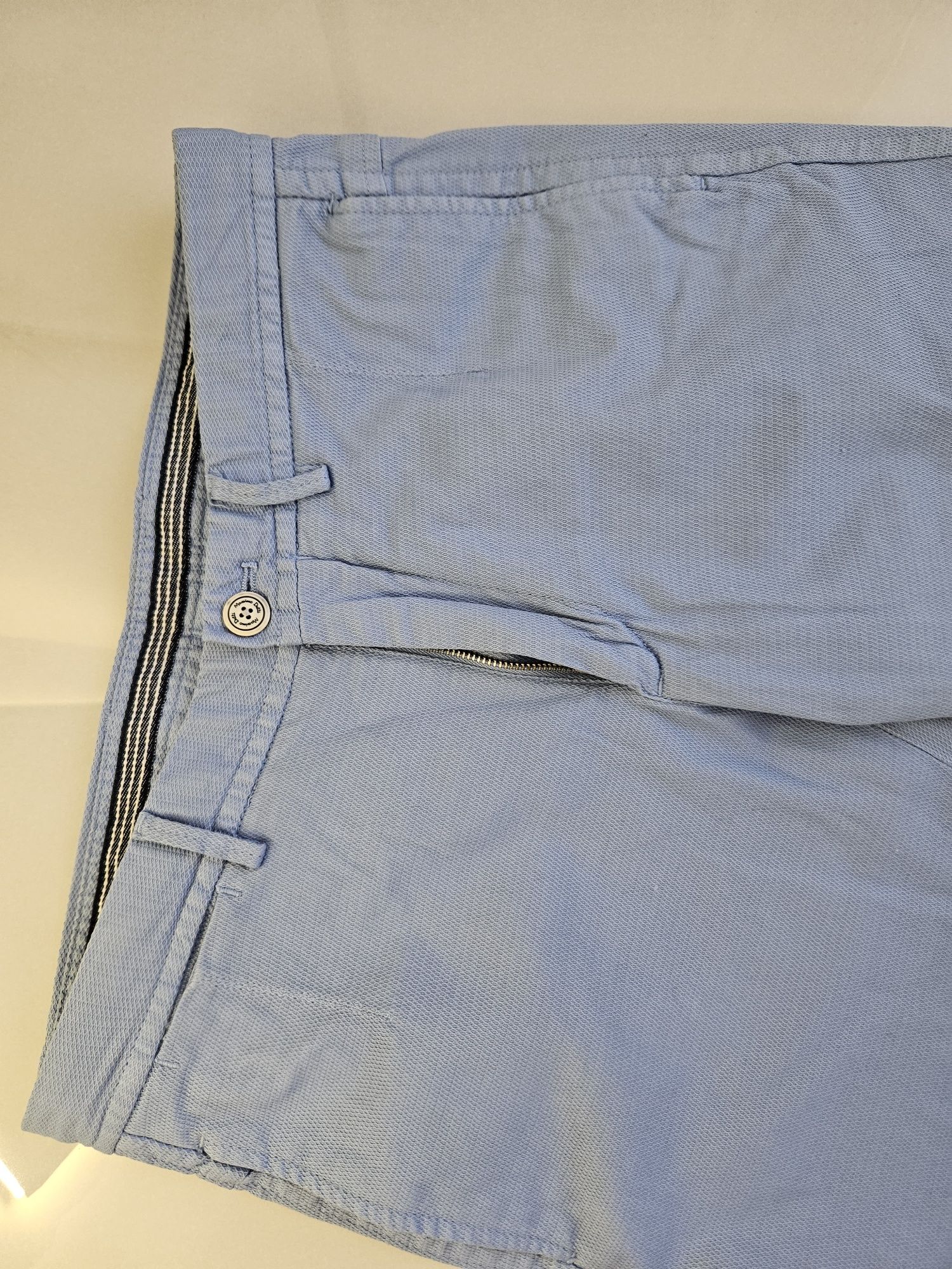 Брюки, штаны мужские голубого цвета Massimo Dutti 30р.