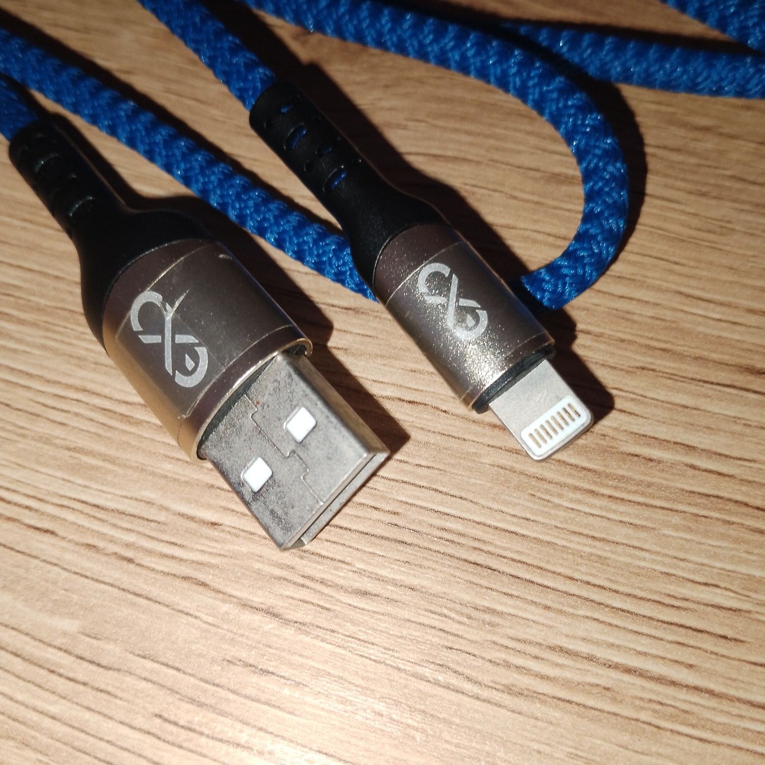 Kabel USB Lightning do iPhone, nylonowy oplot