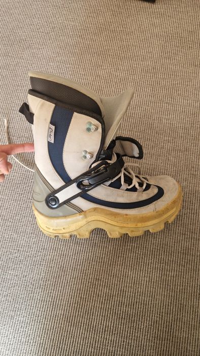 prancha de snowboard botas e fixacoes