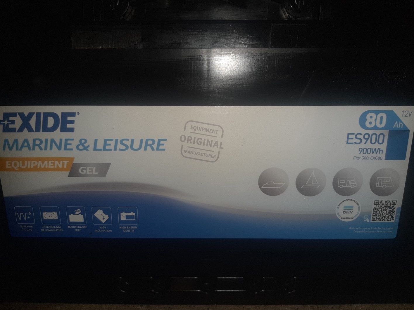 Акумулятор Exide (гелевий 80Аh (900wh)