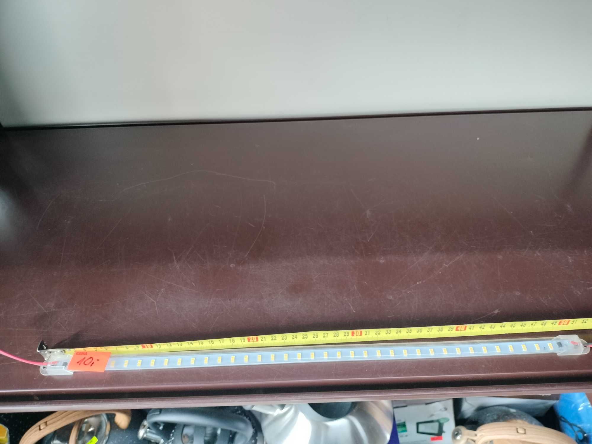 Listwa LED 50cm biała ZIMNA/NEUTRALNA zasilanie 230V bez zasilacza now
