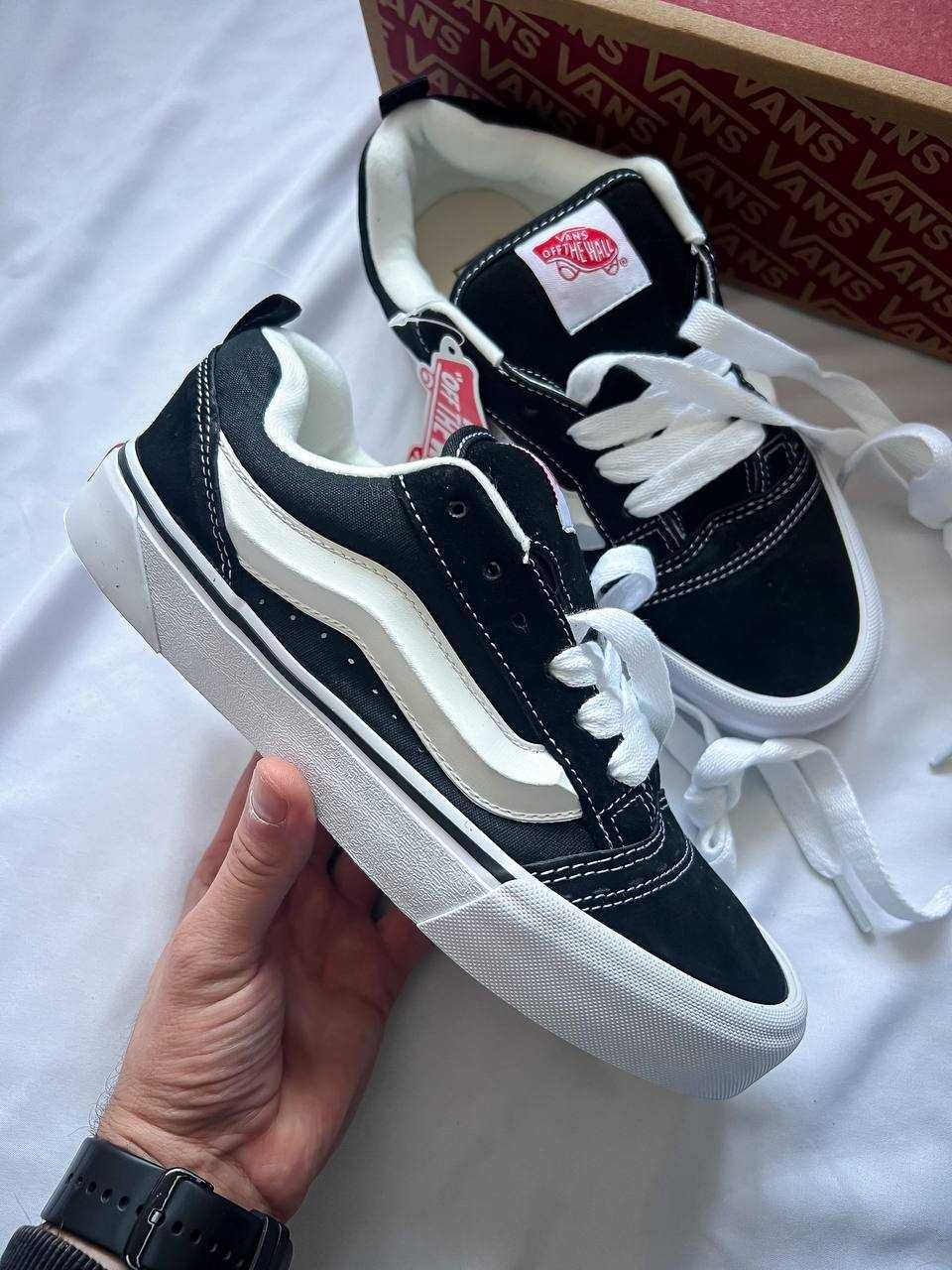 Кеди - Vans KNU Skool Black White Premium
/ Дуті Ванси / скейт взуття