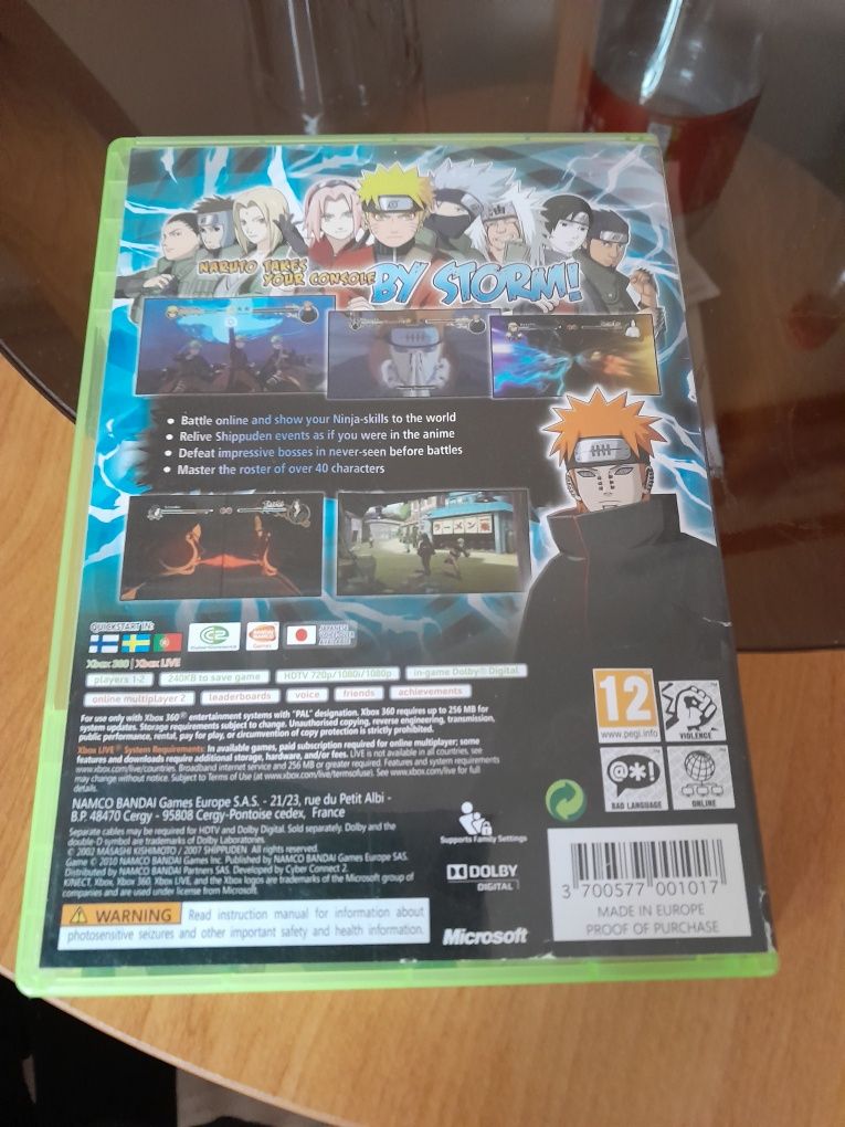 Naruto Shippuden Ultimate Ninja Storm 2.X box 360