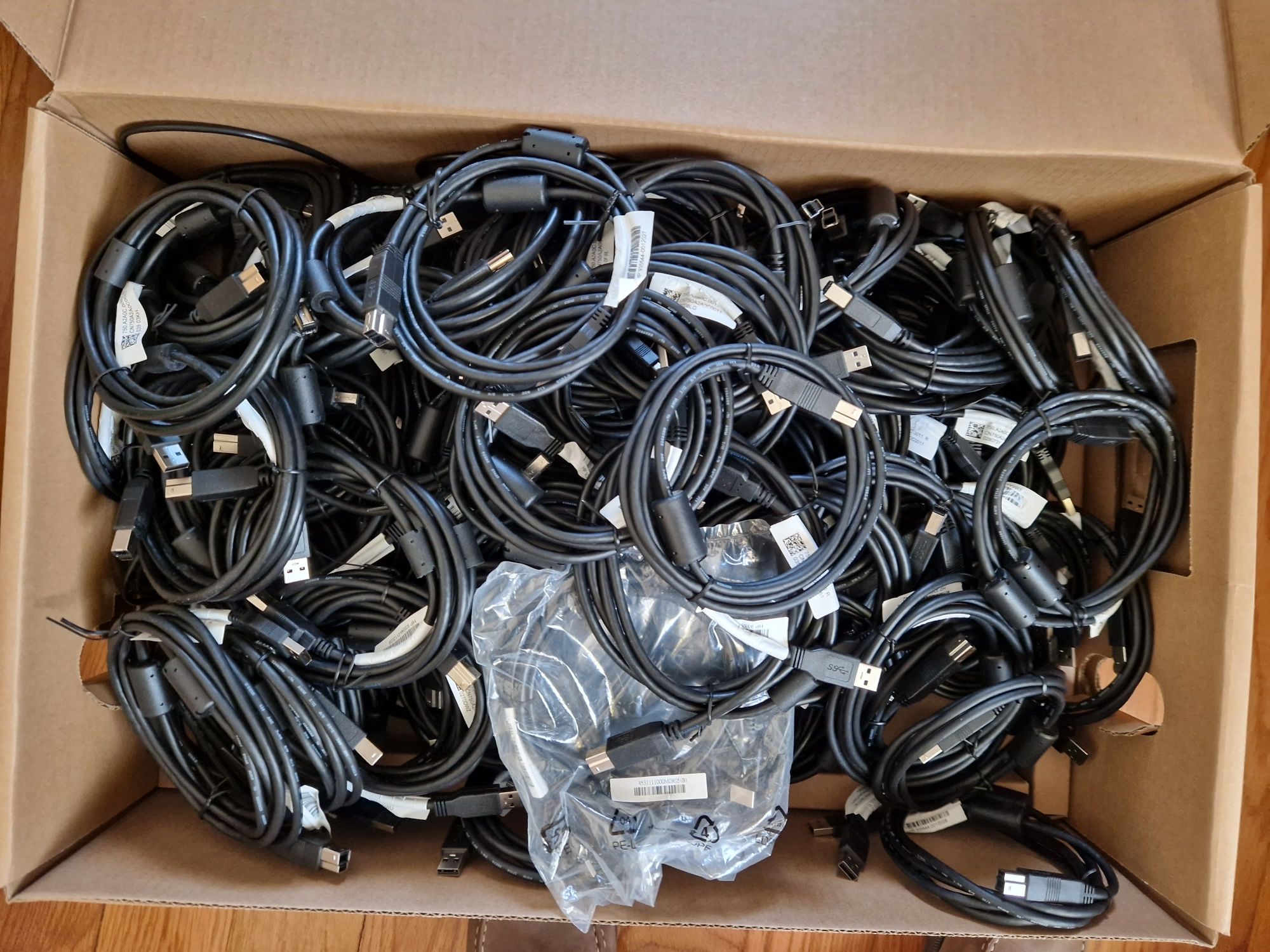 Cabo USB A - B para impressora HP - 50 und