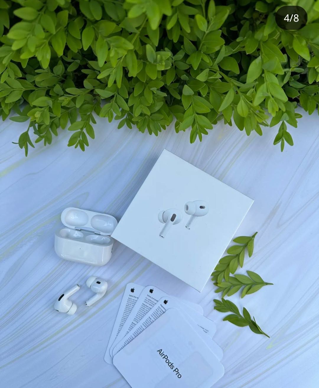 Стильні бездротові навушники airPods pro 2 + чохол в подарунок