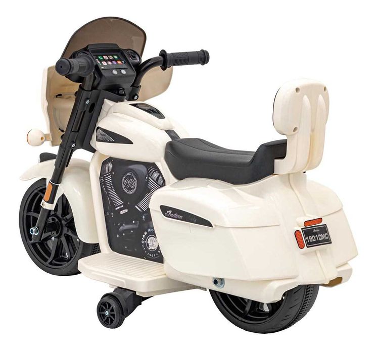Autko motor MOTOREK CHOPPER INDIAN na akumulator trójkołowy dla dzieci