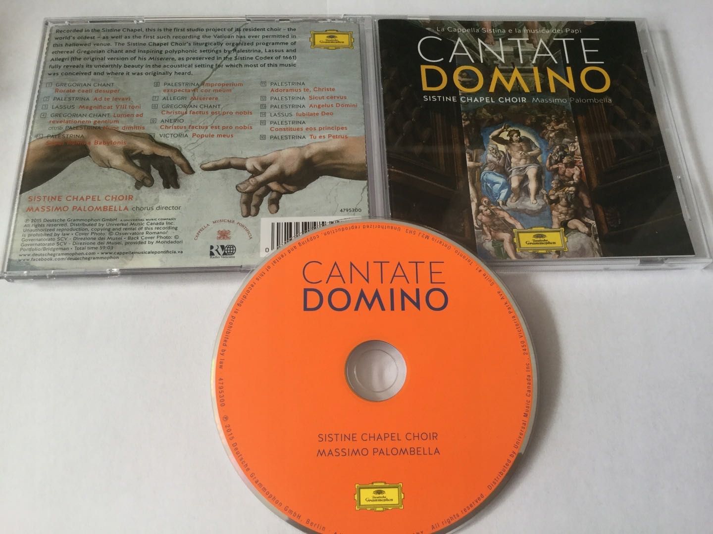 Sistine Chapel Choir - CANTATE DOMINO (CD)