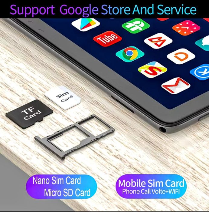 Планшет BDF 10, 4/64 (андроид 11, симка)