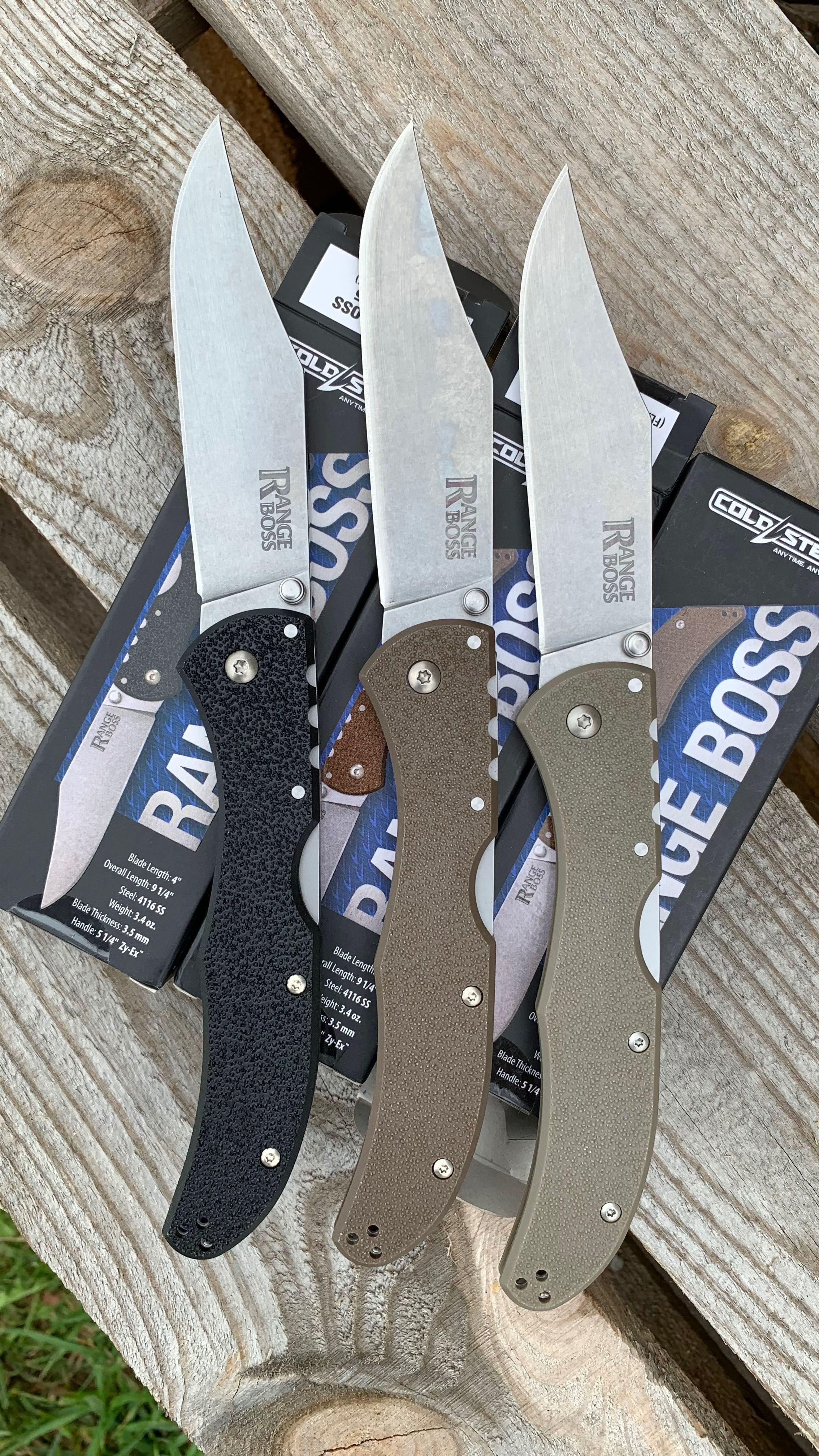Ніж Cold Steel Bushman / Range Boss / Broken Skull / Recon 1 / Code 4