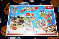 Trefl Puzzle 6W1 Psi Patrol 01890 gra zabawka dla chłopca nickelodoon