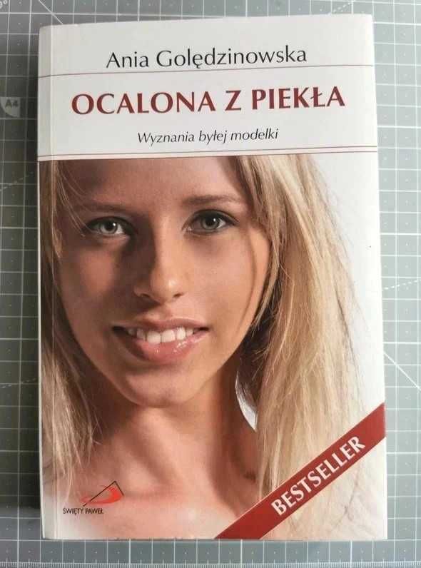 Książka Ocalona z piekła, Ania Golędzinowska