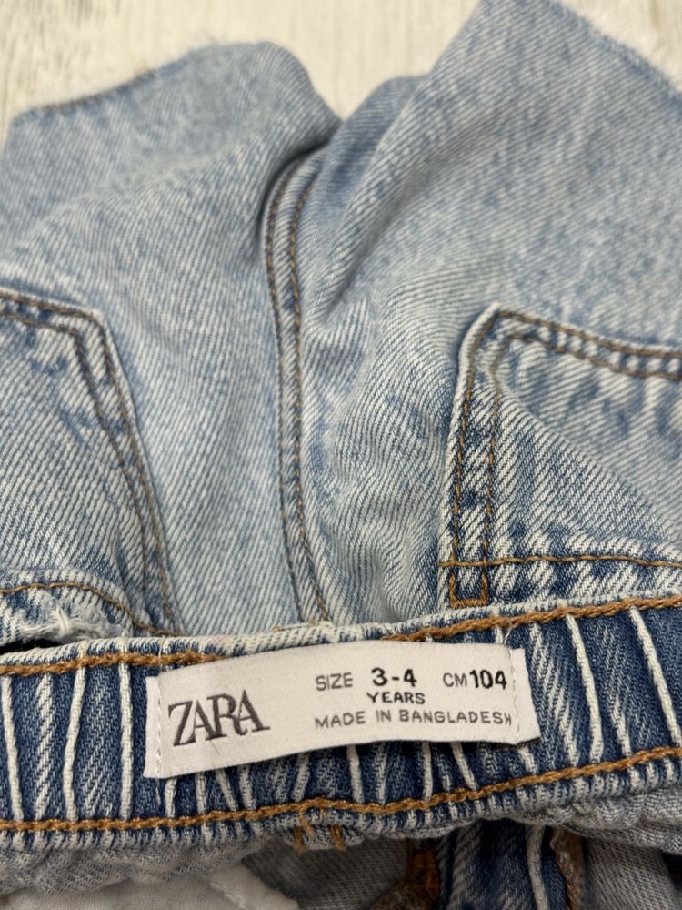 Шорти джинсові, бренд - zara, розмір - 104 см