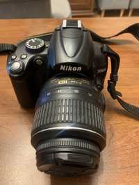 Aparat Nikon D5000 z obiektywem Af-s nikkor 18-55mm