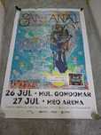 Mega cartaz concerto carlos santana