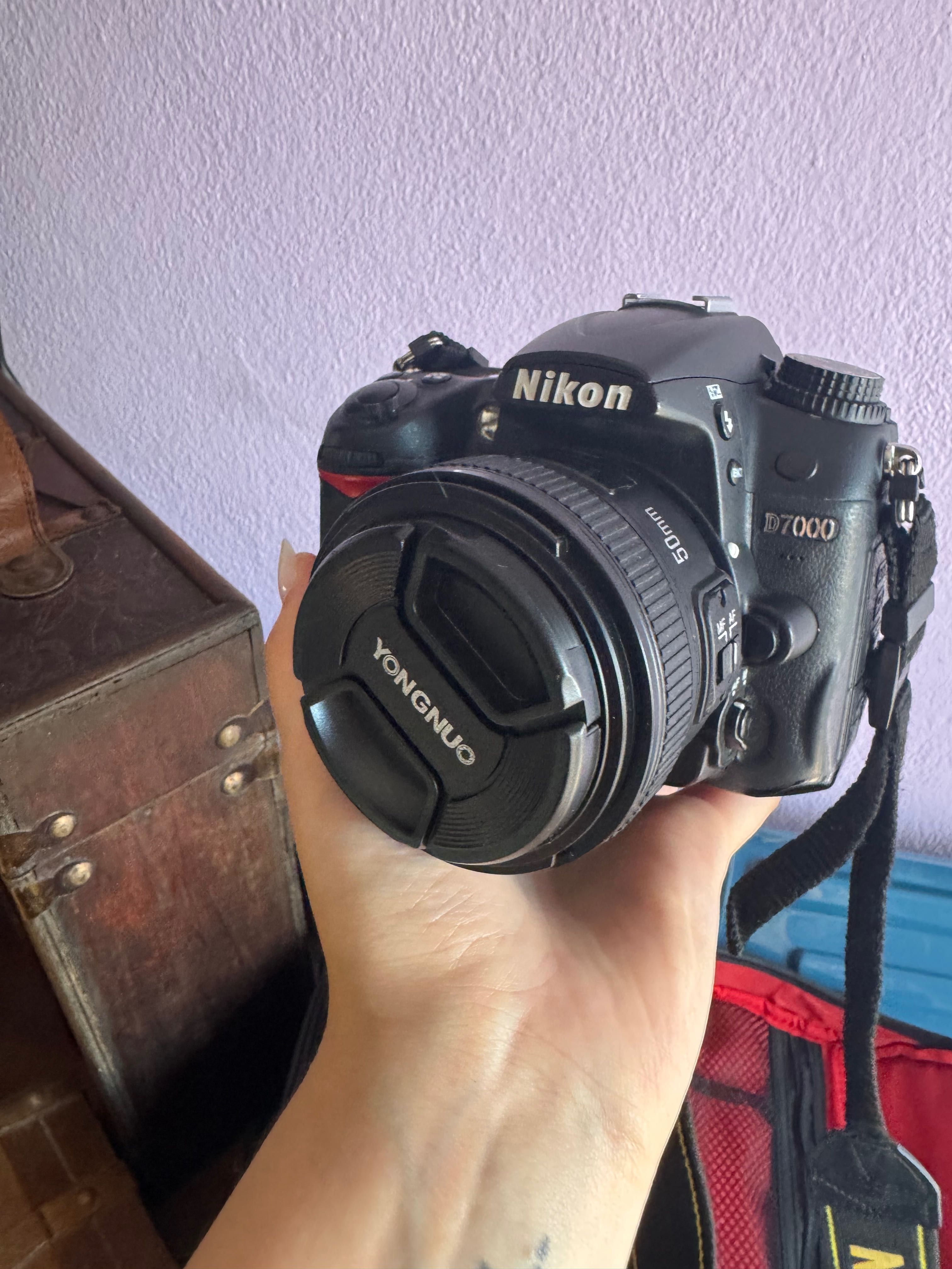 Nikon D7000 + objetiva 50mm + 18-70mm