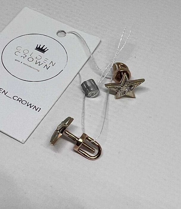 Золоті сережки, вага 2,36 грам Арт. 419