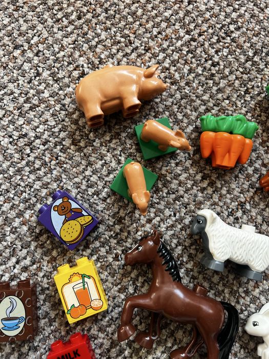 Lego Duplo farma zwierzaki ludziki