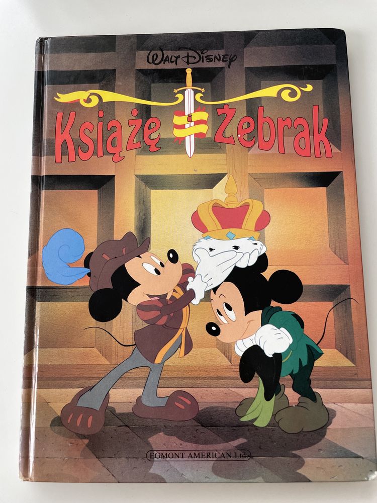 Książe i żebka książka disney