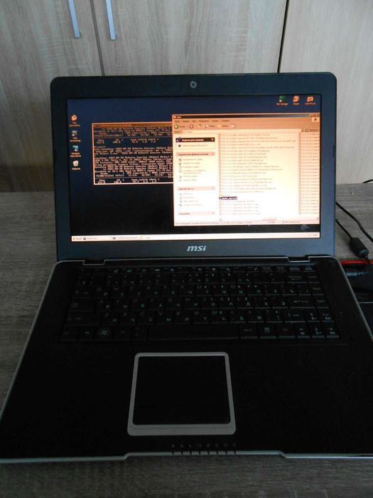 MSI X410 нетбук ноутбук мини рабочий без SSD