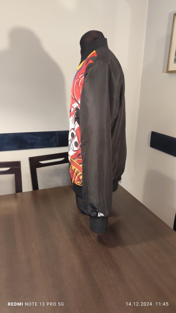 Kurtka NBA Bomber Jacket Lakers Bulls Heat Nets Bomberka bejsbolówka