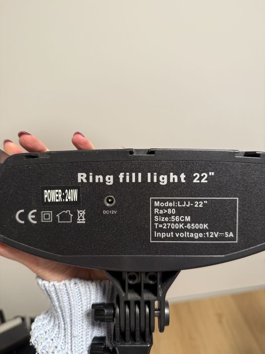 Lampa ring led lampa do makijażu