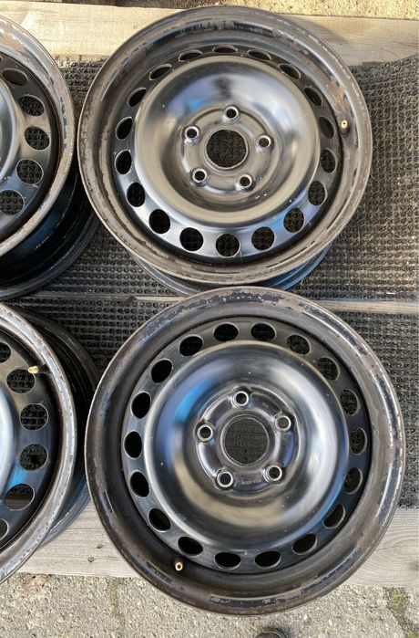 R15 5/112 ET38 6J Volkswagen Skoda VAG Сталеві Диски з Німеччини 4шт