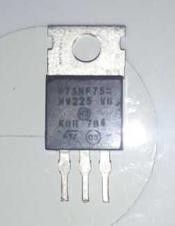 75NF75 транзистор полевой, 80Ампер, 75Вольт, КАЧЕСТВО!