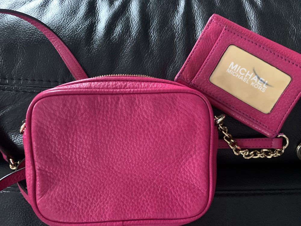 Torebka Michael Kors mk fuksja ck small etui do ręki