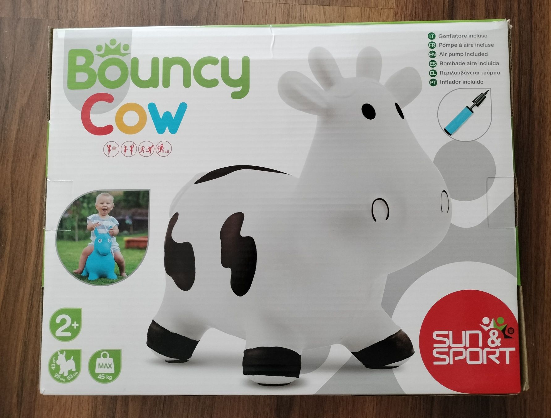 Vaca inflável - com inflador