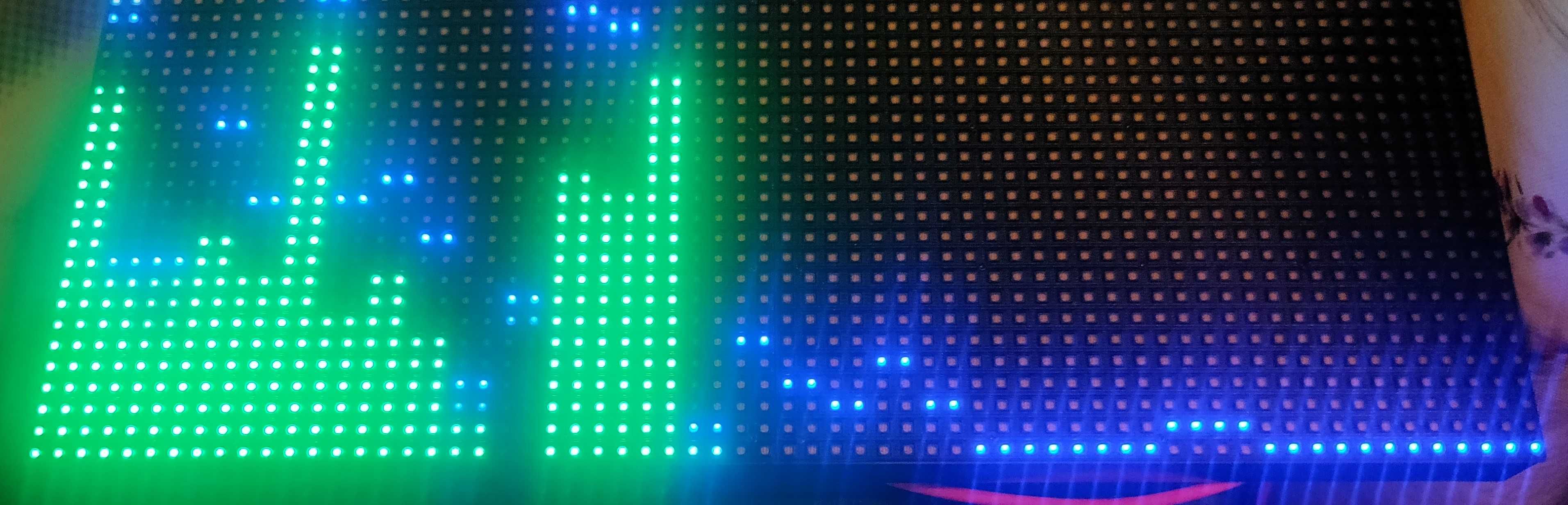 Display Bg LEDs RGB de Espectro Musical Controlado por Som