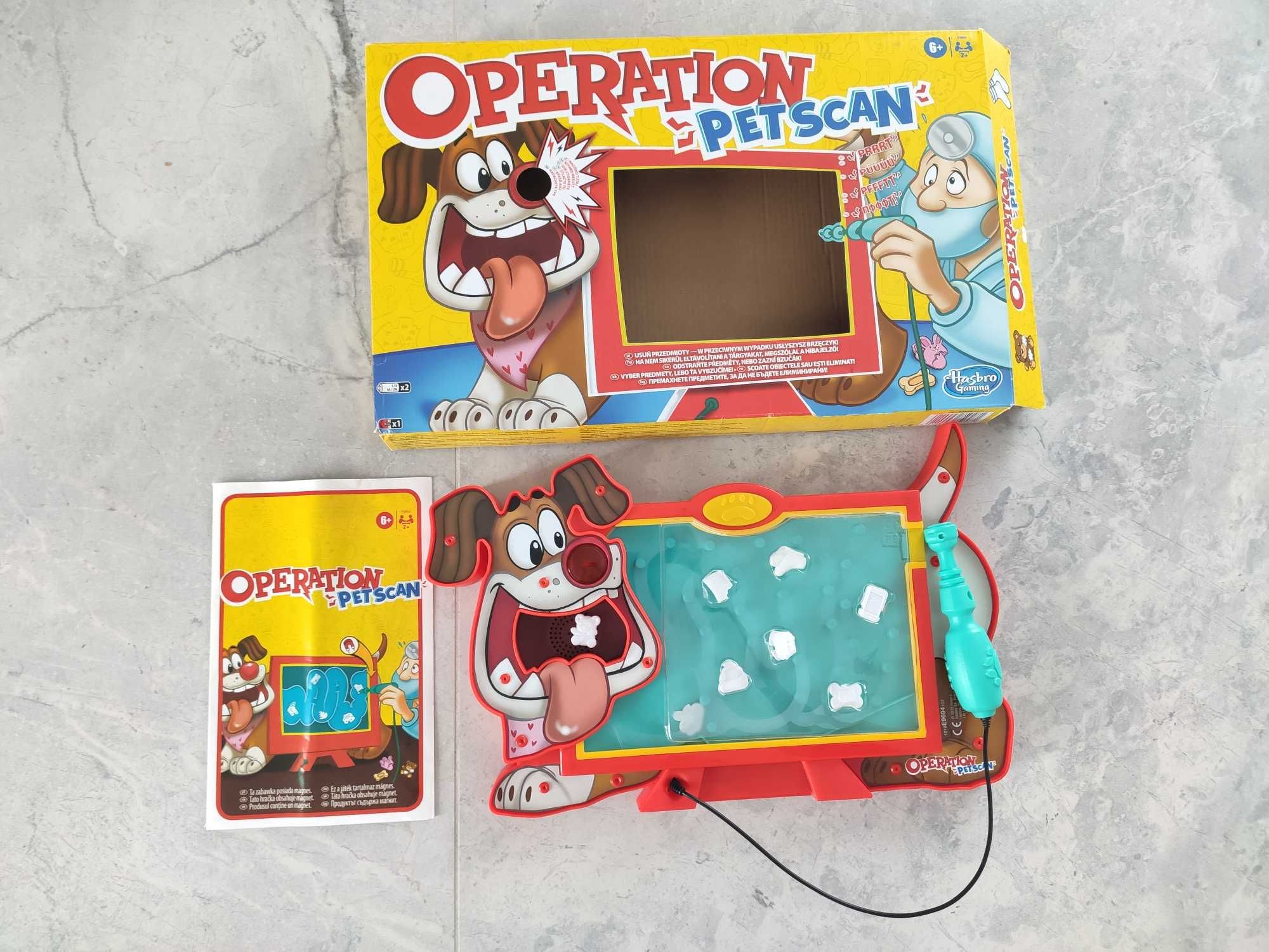 Gra zręcznościowa Operacja Hasbro Petscan