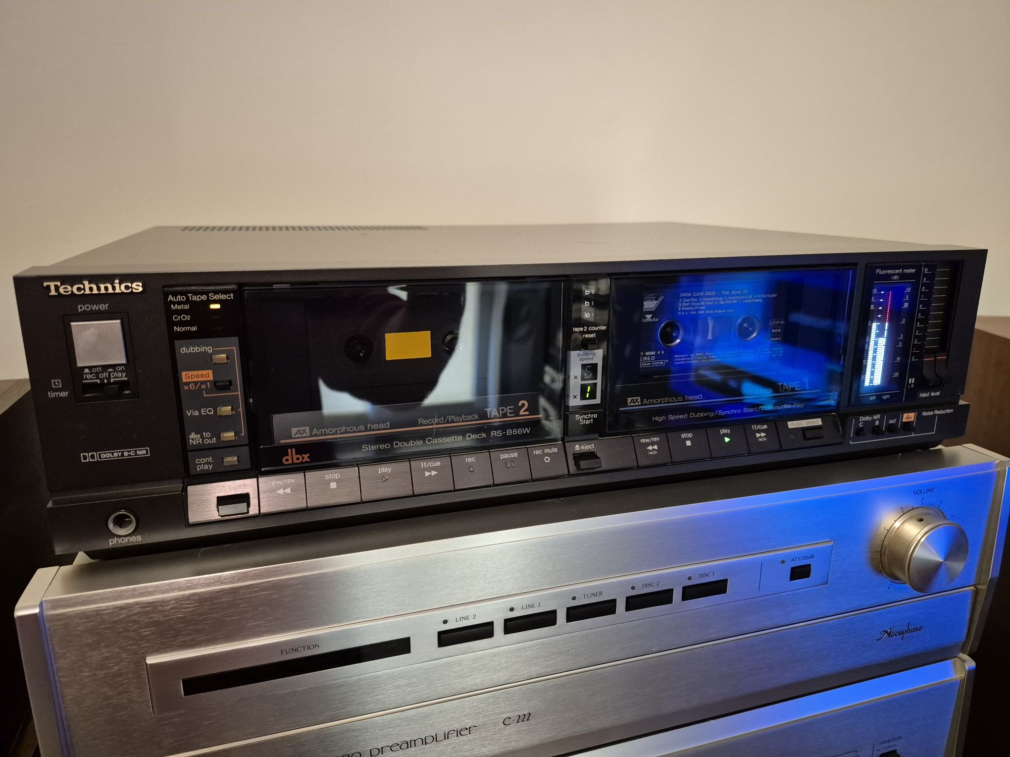 Magnetofon deck Technics RS =B66W