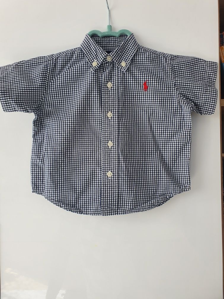 Koszula Ralph Lauren r.80 (12m) dla chłopca na krótki rękaw