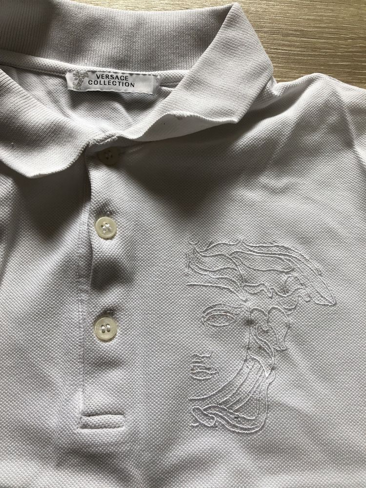 Gianni Versace Collection Medusa logo polo tee футболка поло