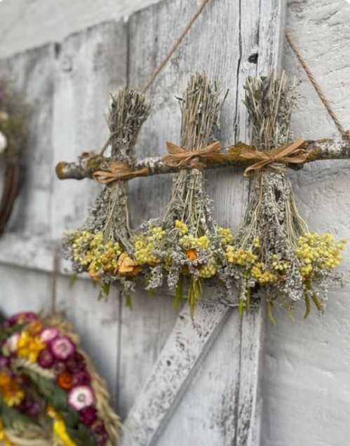 Witch dekoracja jesienna naturalna