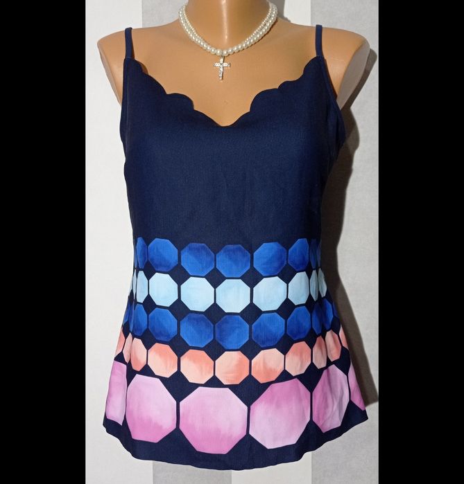 Bluzka bez rękawów na ramiączka Ted Baker M 100% poliester