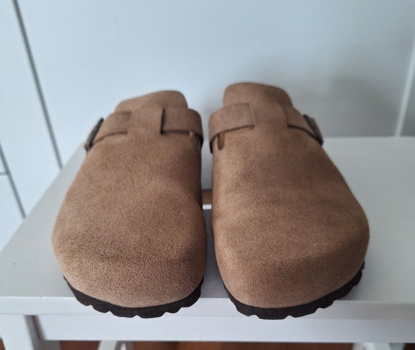 Mule Mango r.40 kolor camel/beż