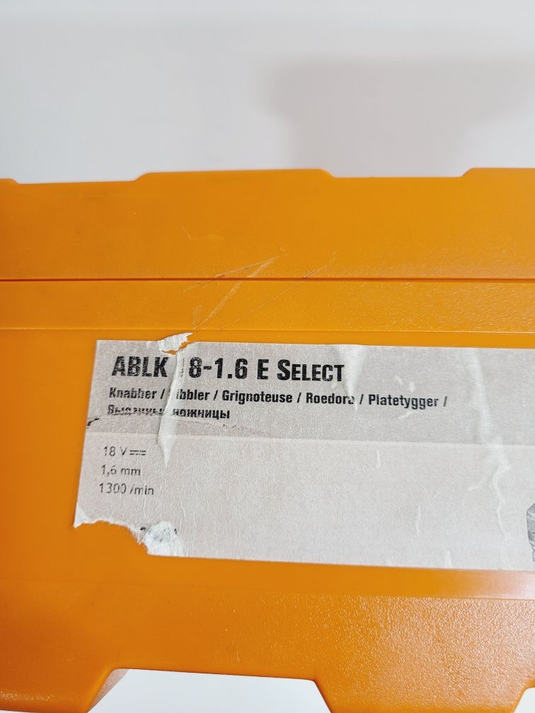Fein ABLK 18 безщіткові висічні ножиці для металочерепиці