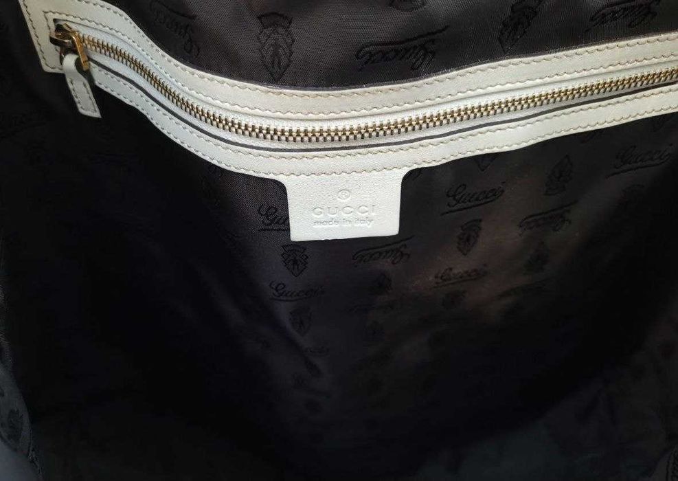 Кожаная женская сумка Gucci Irina White Оригинал