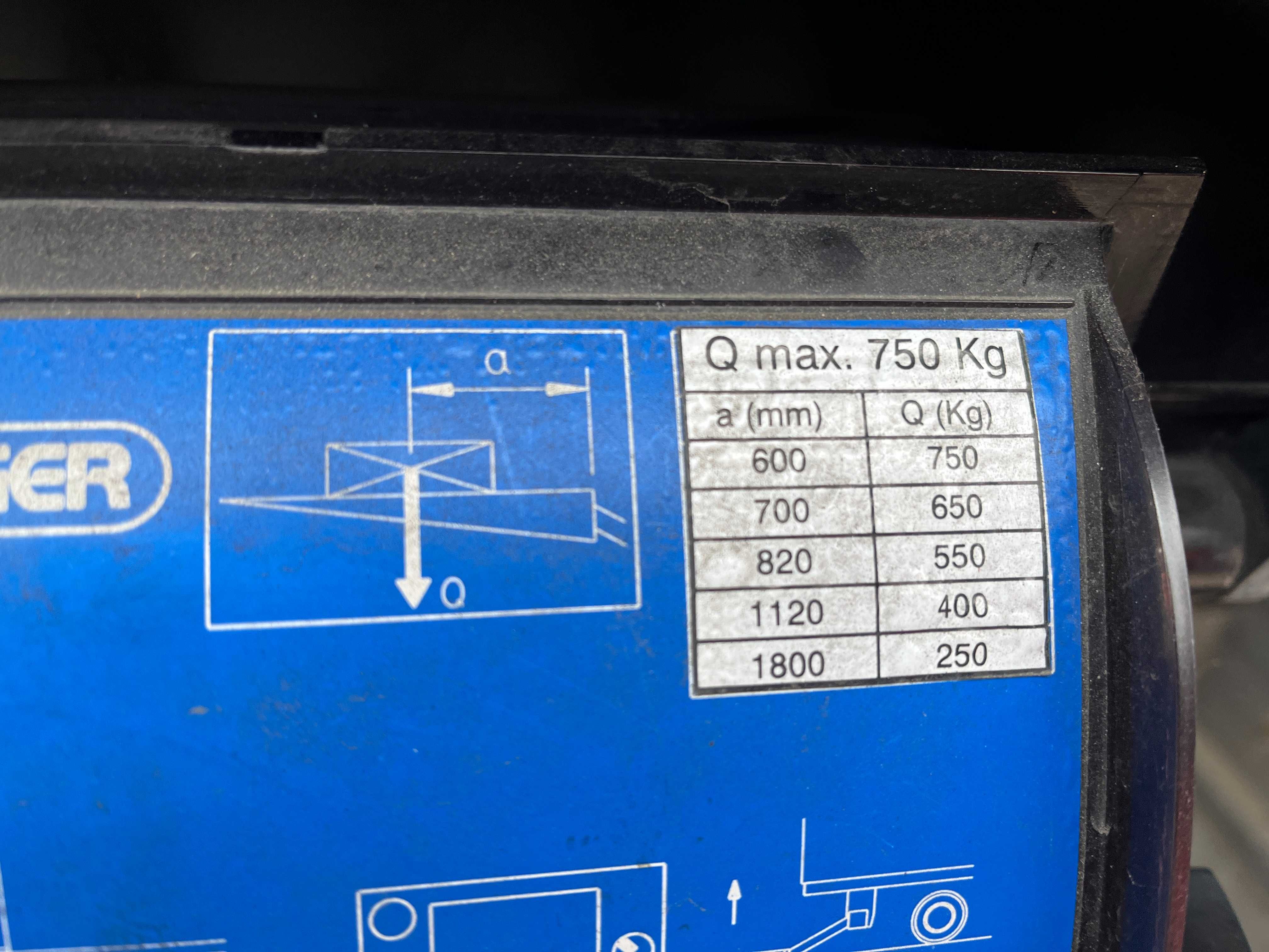 Winda MBB PALFINGER 750 kg super stan