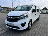 Opel Vivaro Doka Brygadówka Long 6-miejsc Salon PL, Jeden Właściciel  NR.199 Klimatyzacja, Tempomat, Multifunkcja, Radio BT