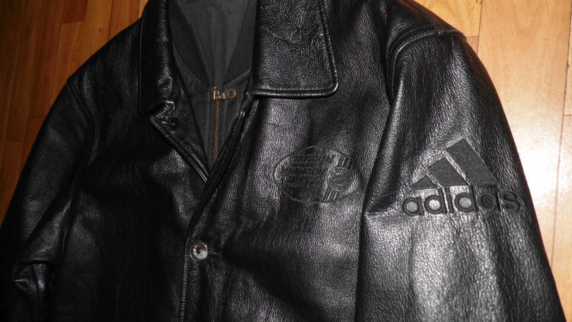 Кожаная куртка Adidas оригинал Германия