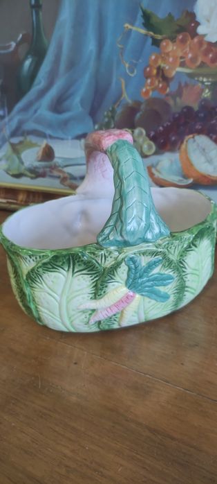 Koszyczek ceramiczny z zajączkiem