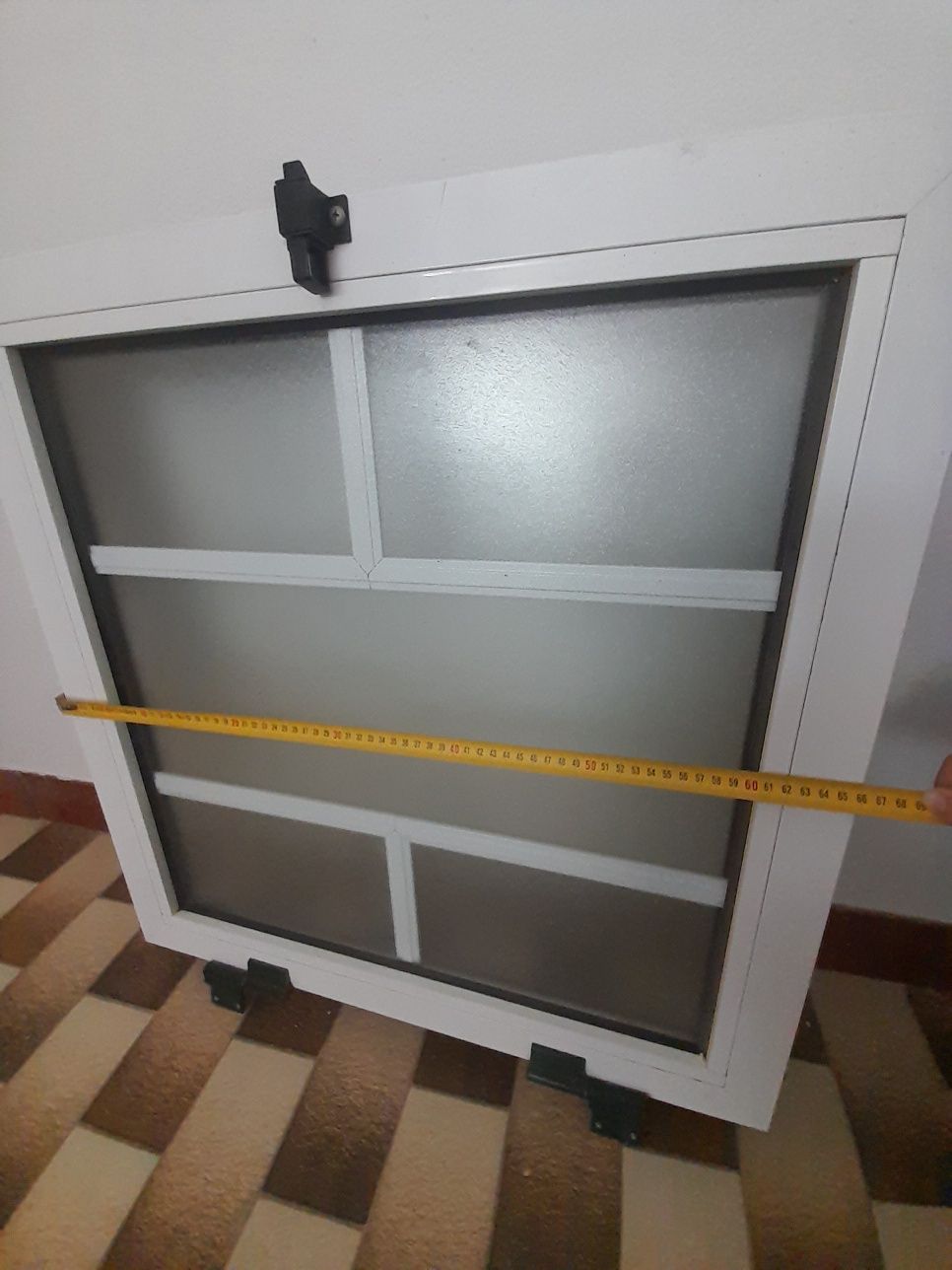 Janela vidro duplo e fosco