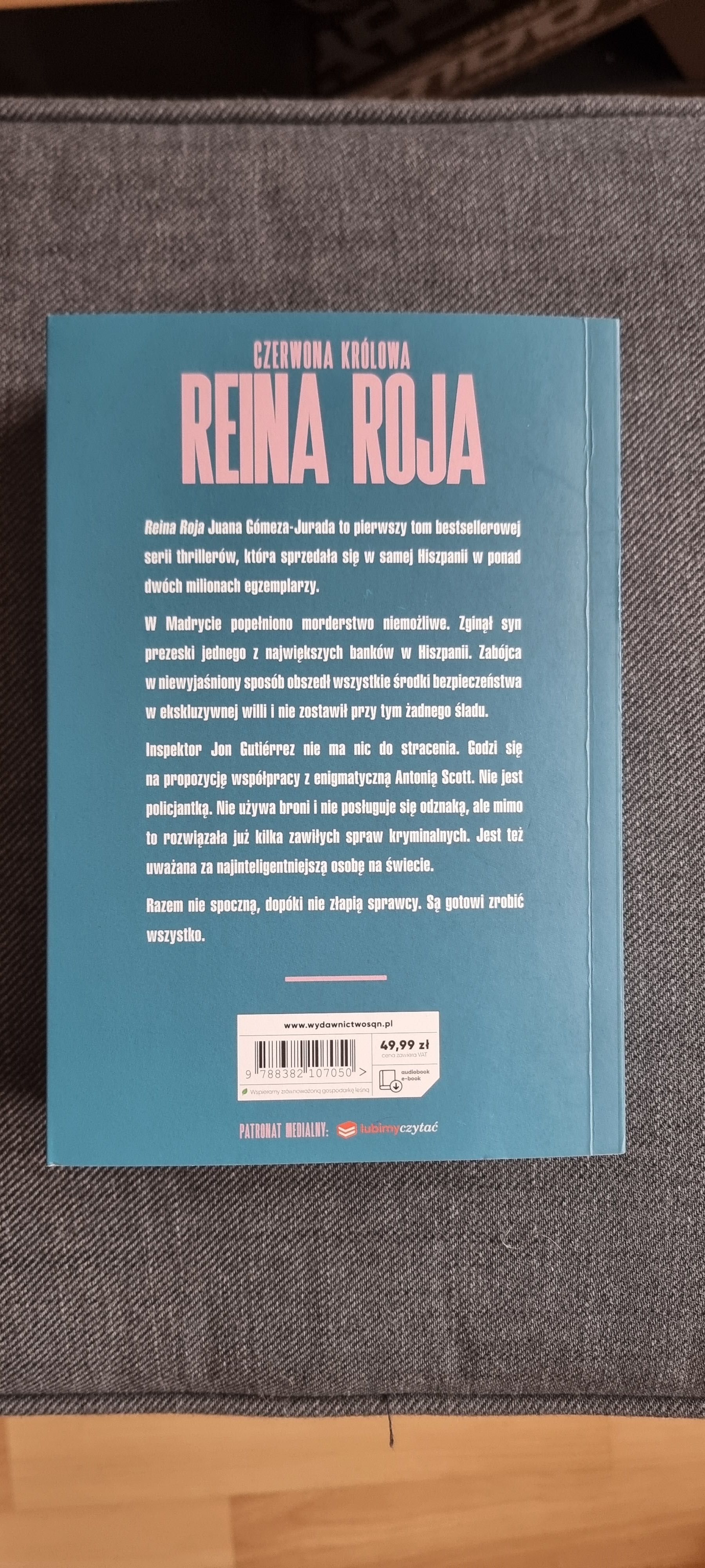 Książka Juan Gómez-Jurado "Reina Roja. Czerwona Królowa"